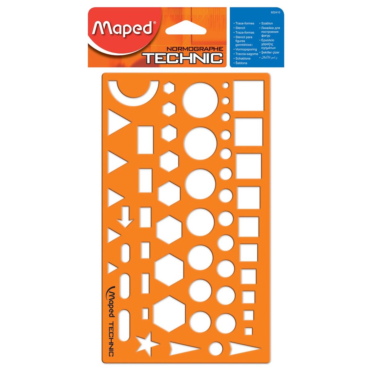 Maped - modèle de différentes figures, sur blister