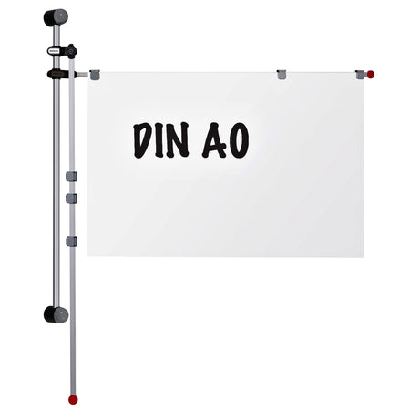 Maul -  Wandhouder  met 2 armen 1.32m 62530 grijs