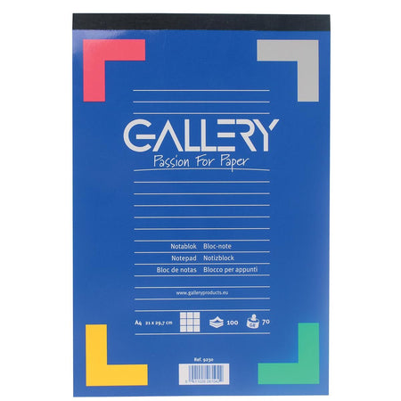 Galerie – Schreibblock, ft A4, kariert 5 mm, Block mit 100 Blatt