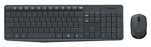 Logitech - Toetsenbord MK235 Qwerty +muis zwart