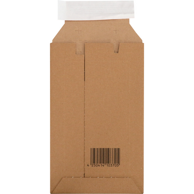 SendProof -  Envelop | verzendenvelop | 250x150mm | DVD | strip | golfkarton | bruin | 100 stuks
