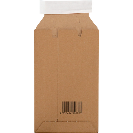 SendProof® - Enveloppe | enveloppe d'expédition | 250x150mm | DVD | bande | carton ondulé | marron | 100 pièces