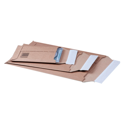 SendProof -  Envelop | verzendenvelop | 272x187mm | A5 | strip | golfkarton | bruin | 100 stuks