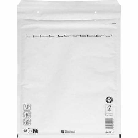 Klika - Enveloppe | enveloppe à bulles | 360x270mm | H | papier + PE | blanc | 100 pièces