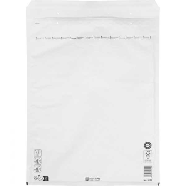 Klika -  Luchtkussenenvelop K/20 470x350mm wit 50 stuks