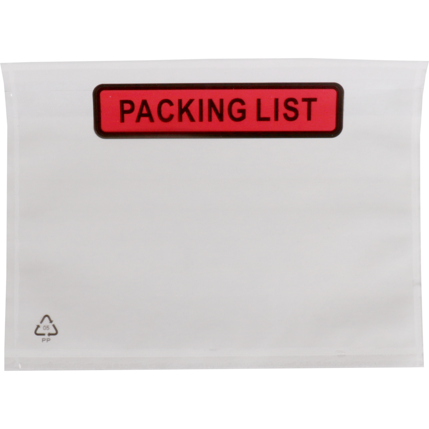 SendProof -  Envelop | paklijstenvelop | packing list | 160x122mm | A6/C6 | zelfklevend | lDPE | transparant | 1000 stuks