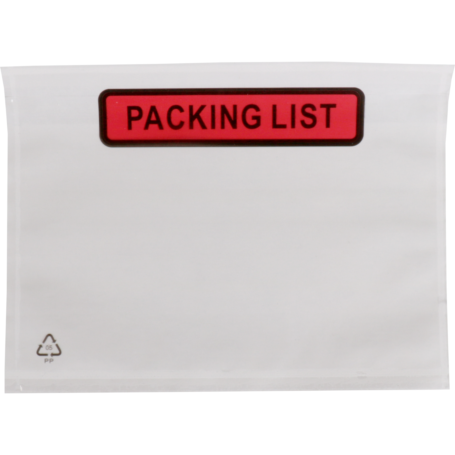 SendProof® - Umschlag | Packlistenumschlag | Packliste | 160x122mm | A6/C6 | selbstklebend | lDPE | transparent | 1000 Stück