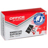 OFFICE products -   foldbackclip, zwart, 25 mm, doos van 12 stuks