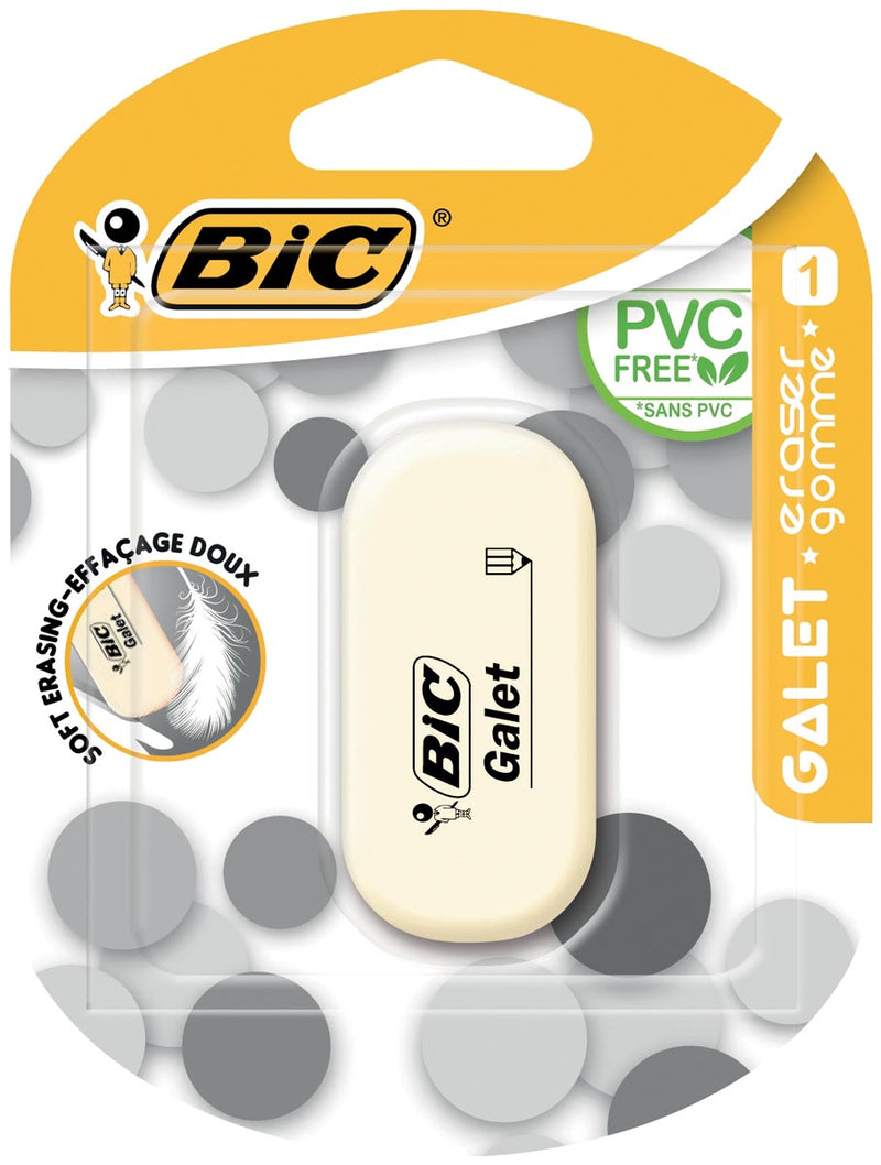Bic - gomme Galet sur blister