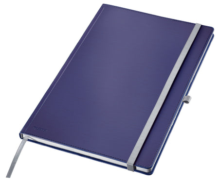 Leitz - Carnet Style, ft A4, couverture rigide, ligné, bleu