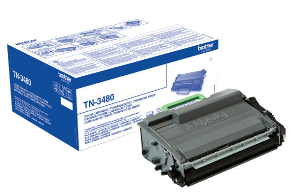 Frère - Toner, 8 000 pages, OEM TN -3480, Zwart