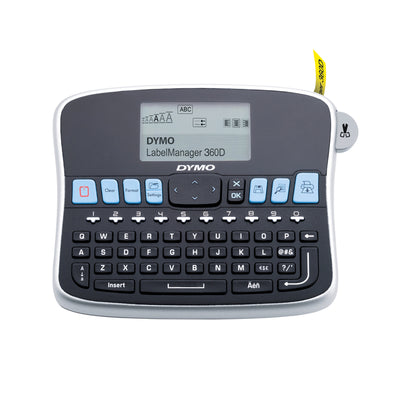 Dymo - Imprimante d'étiquettes LabelManager 360D portable qwerty 19mm noir