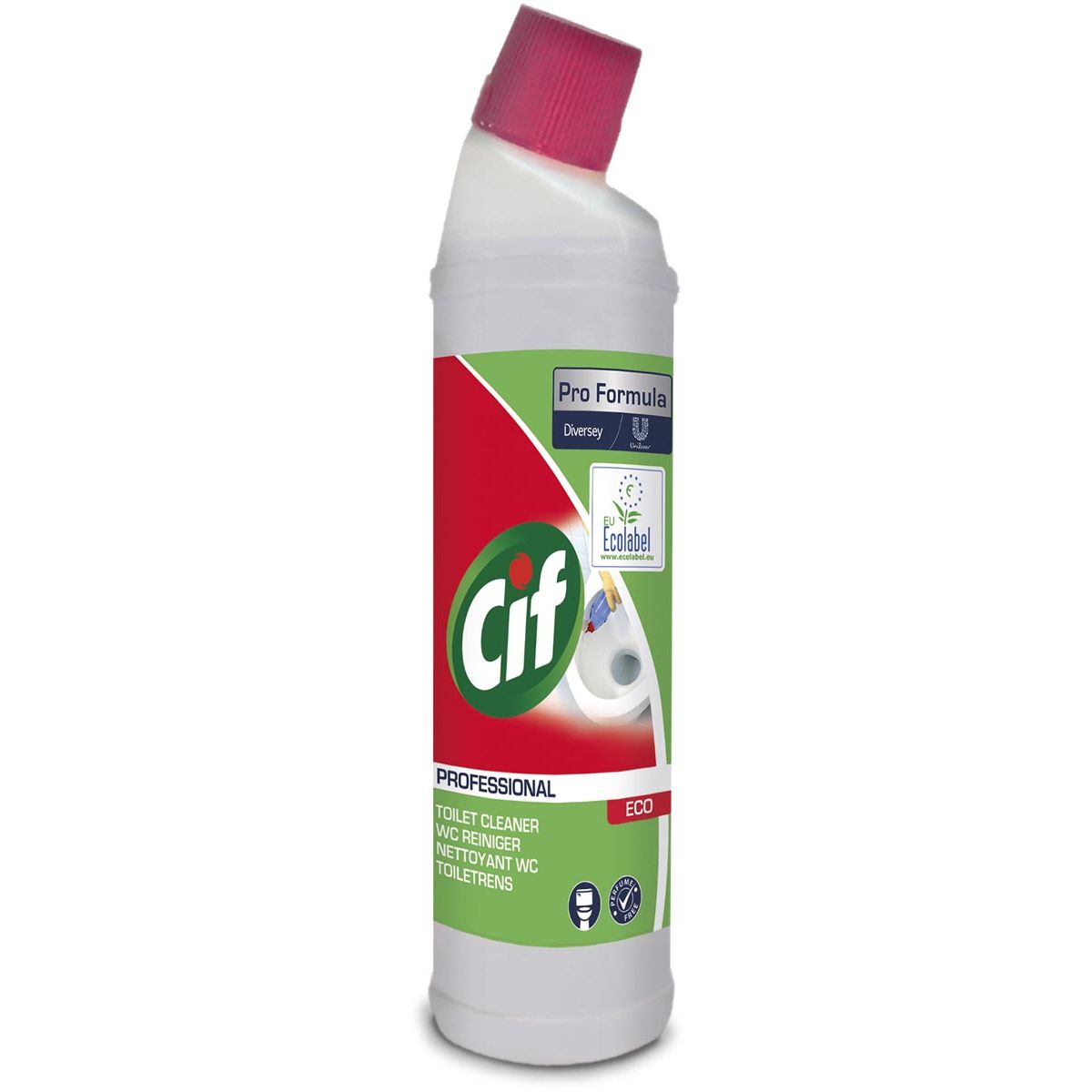 Cif - Nettoyant WC professionnel ECO, flacon 750 ml