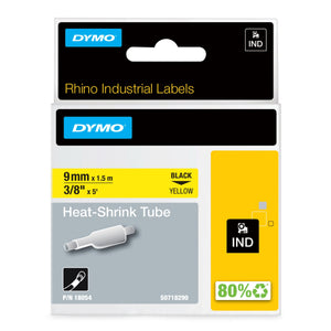 Dymo - Gaine thermorétractable industrielle Labele rhino 9mm gl