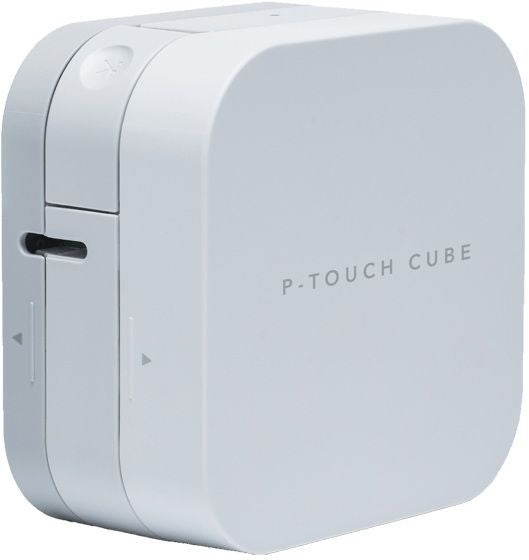 Brother - Imprimante d'étiquettes P-touch Cube TZe PT-P300BT de bureau 12mm blanc