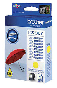 Bruder - Inkcartridge Bruder LC -225xly Yellow | 5 Stücke