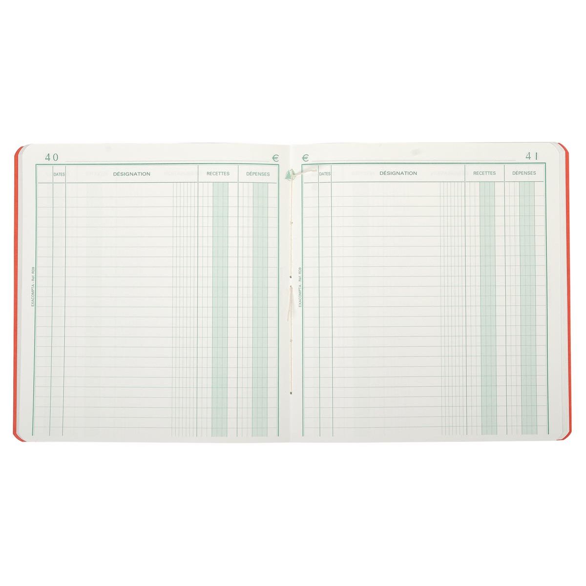 Exacompta -  ontvangsten en uitgaven, ft 21 x 19 cm, franstalig