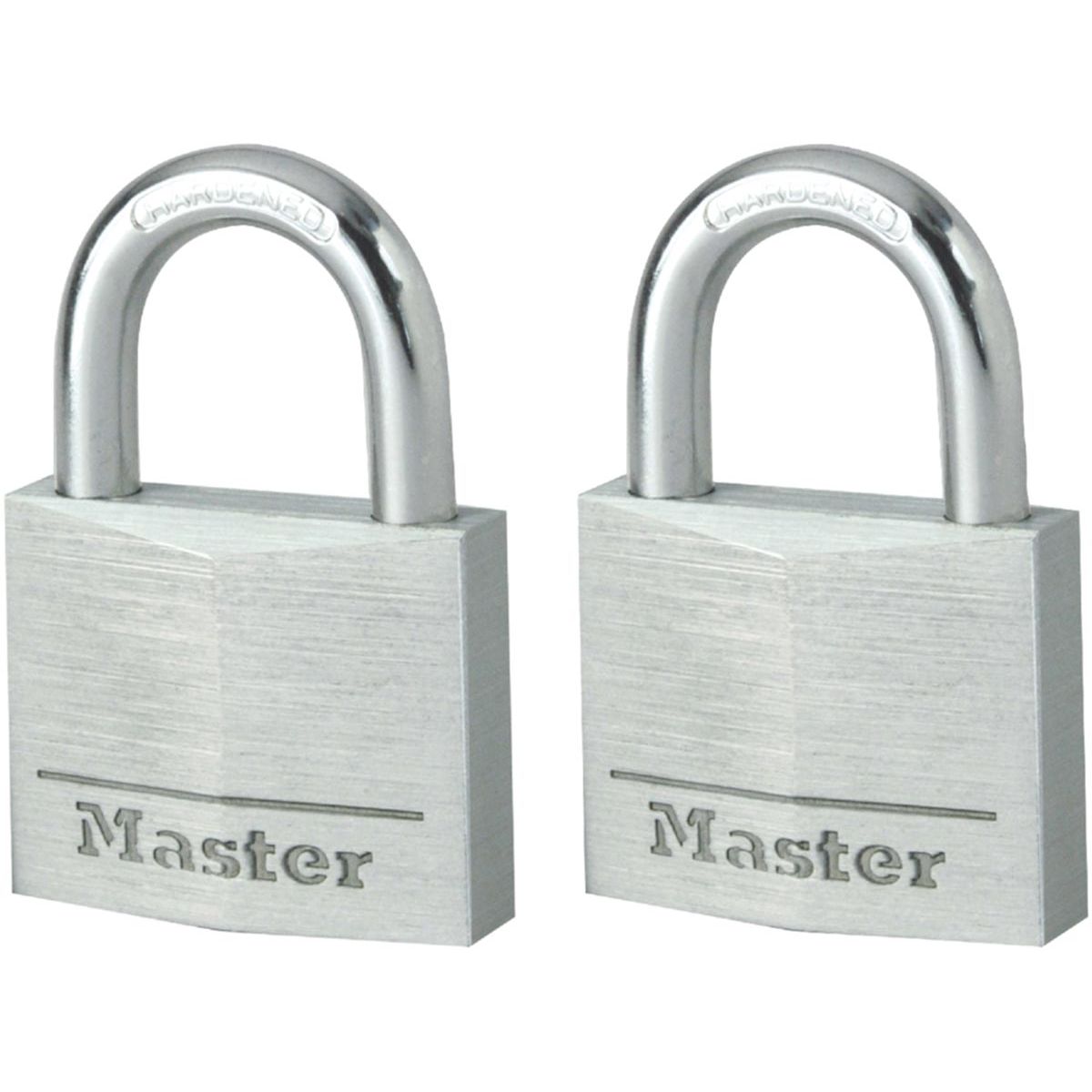 De Raat - cadenas avec serrure à clé, modèle 9130EURT, pack de 2 pièces