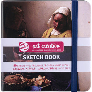 Talens Art Creation - Carnet de croquis Art Creation La Laitière, 140 g/m², ft 12 x 12 cm, 80 feuilles
