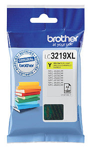 Brother - inktcartridge, 1.500 pagina's, OEM LC-3219XLY, geel