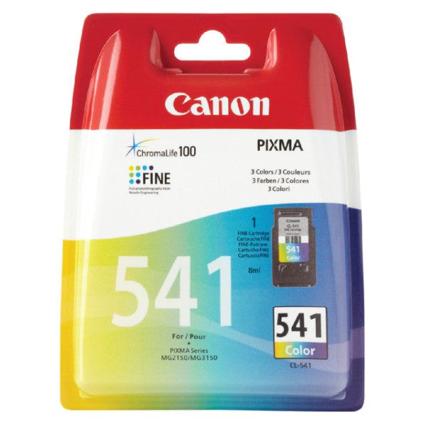 Canon - inktcartridge CL-541, 3 kleuren, 180 pagina's, OEM 5227B001, 3 kleuren