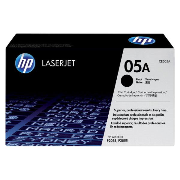 HP - Toner 05A, 2 300 pages, OEM CE505A, noir