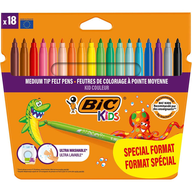 Bic Kids -  Kids viltstift Couleur, blister van 14 + 4 gratis