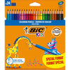 Bic Kids -  Kids kleurpotlood Evolution, blister van 18 + 6 gratis