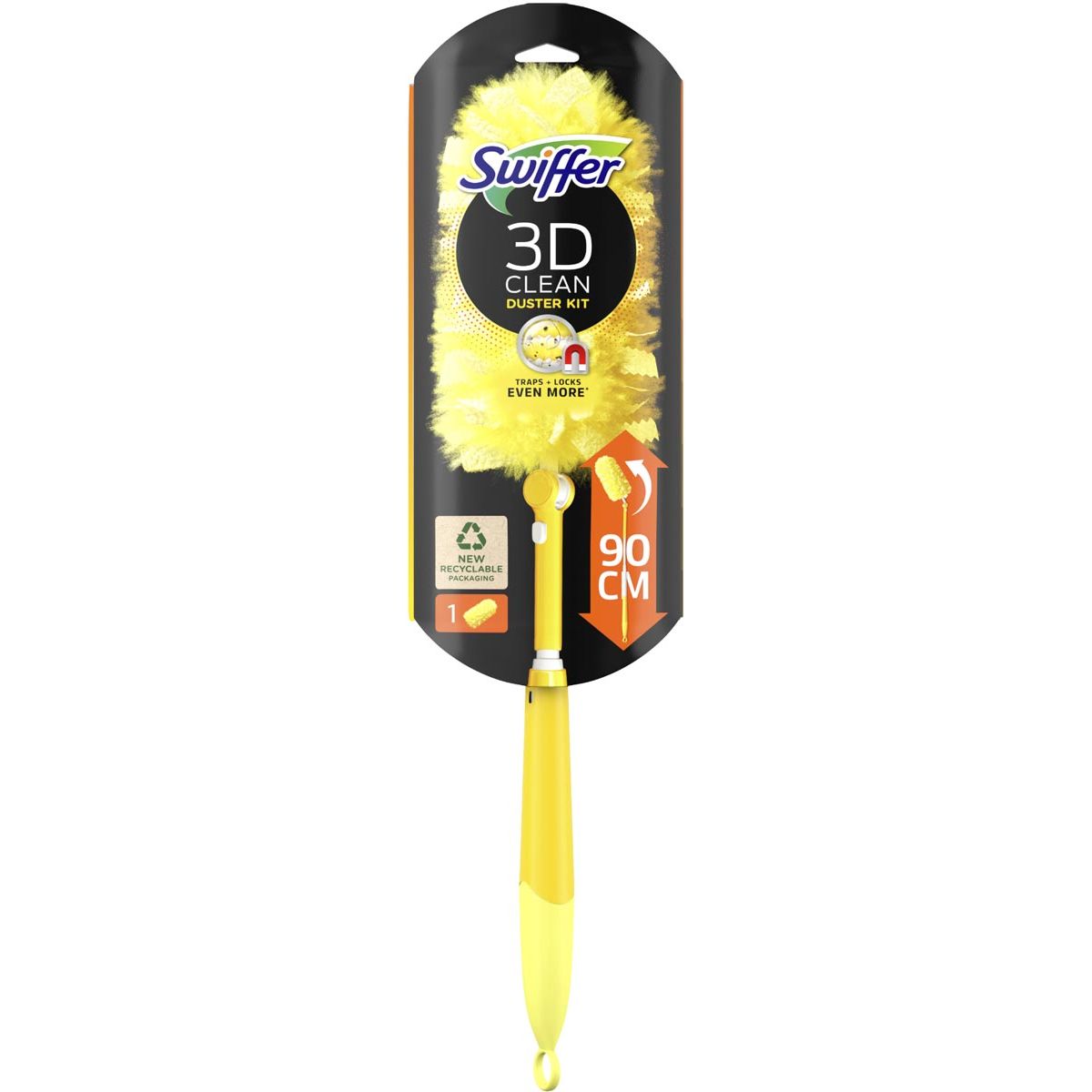 Swiffer -  Duster kit 3D Clean, met 1 stoefdoekje, op blister