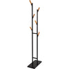 Maul -  kapstok Rima, uit metaal, hoogte 183 cm, 6 afneembare ophanghaken, bruin/zwart