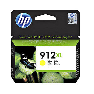 HP - Inkcartridge 912XL, 825 Seiten, OEM 3yl83ae#BGX, Geel