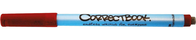 Correctbook - stylo excès, largeur d'écriture: 0,6 mm, rouge