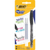 Bic - roller Gel-ocity Illusion, noir, blister avec 1 pièce et 2 recharges