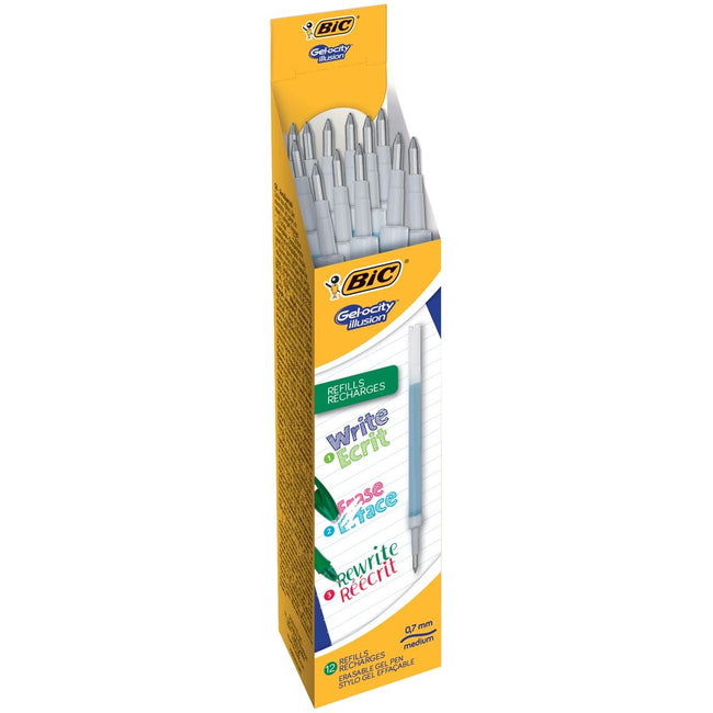 BIC -  vulling voor gelroller Gel-ocity illusion, doos met 12 stuks, groen