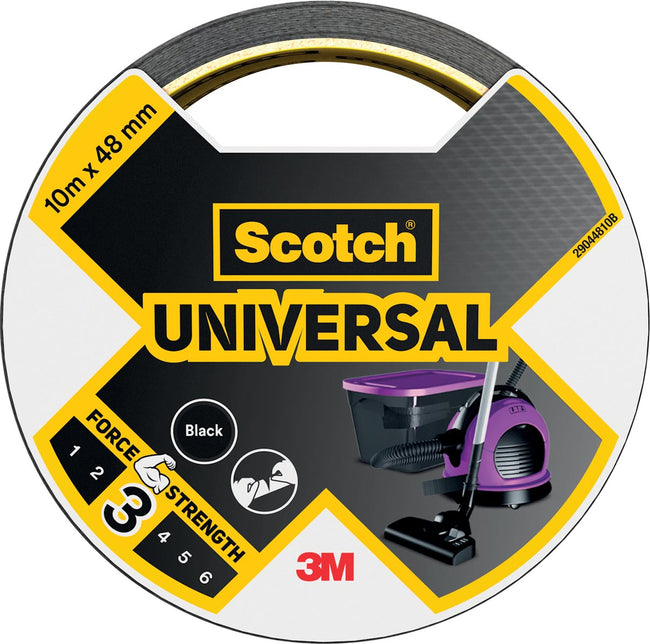 Scotch - conduit universel, pi 48 mm x 10 m, noir