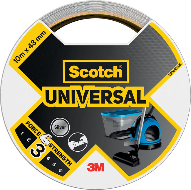 Scotch - conduit universel, pi 48 mm x 10 m, argent