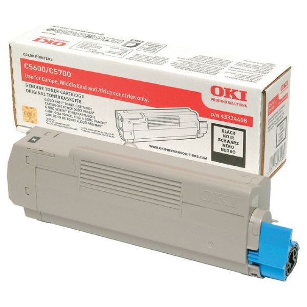 OKI - Toner  43324408 zwart