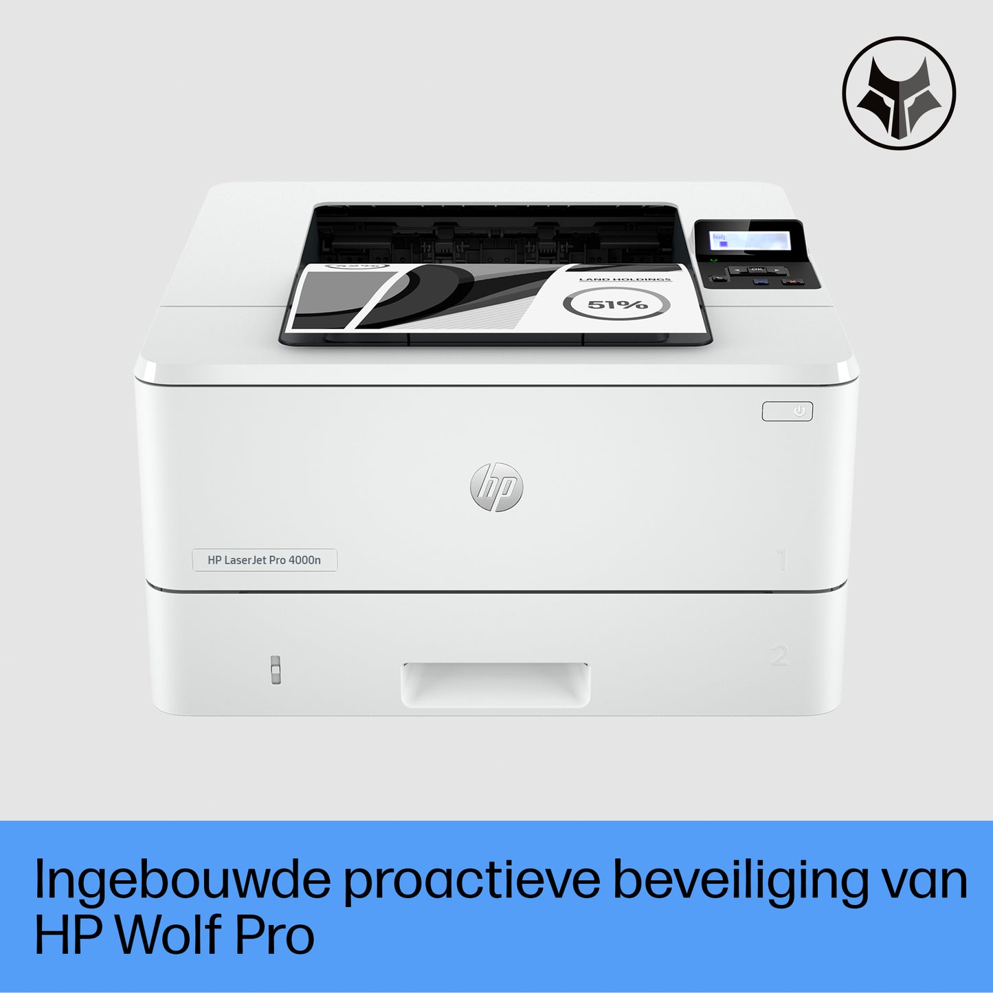HP -  LaserJet Pro 4002dn printer