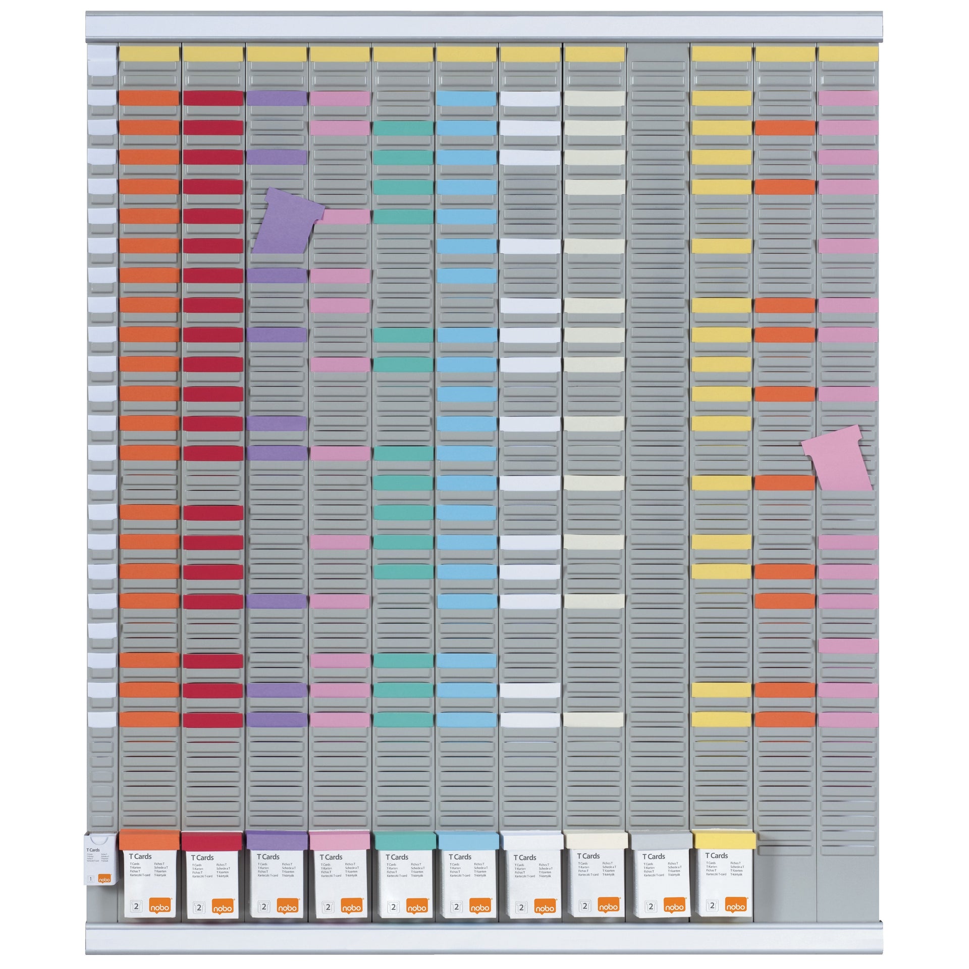 Nobo - Agenda annuel T-card avec 54 emplacements n°2