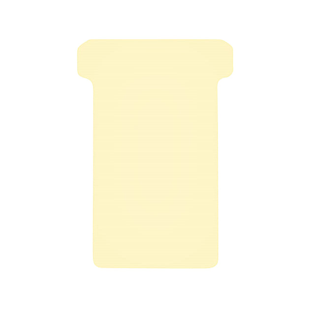 Quantore - T-card Djois taille 2 48mm beige 100 pièces