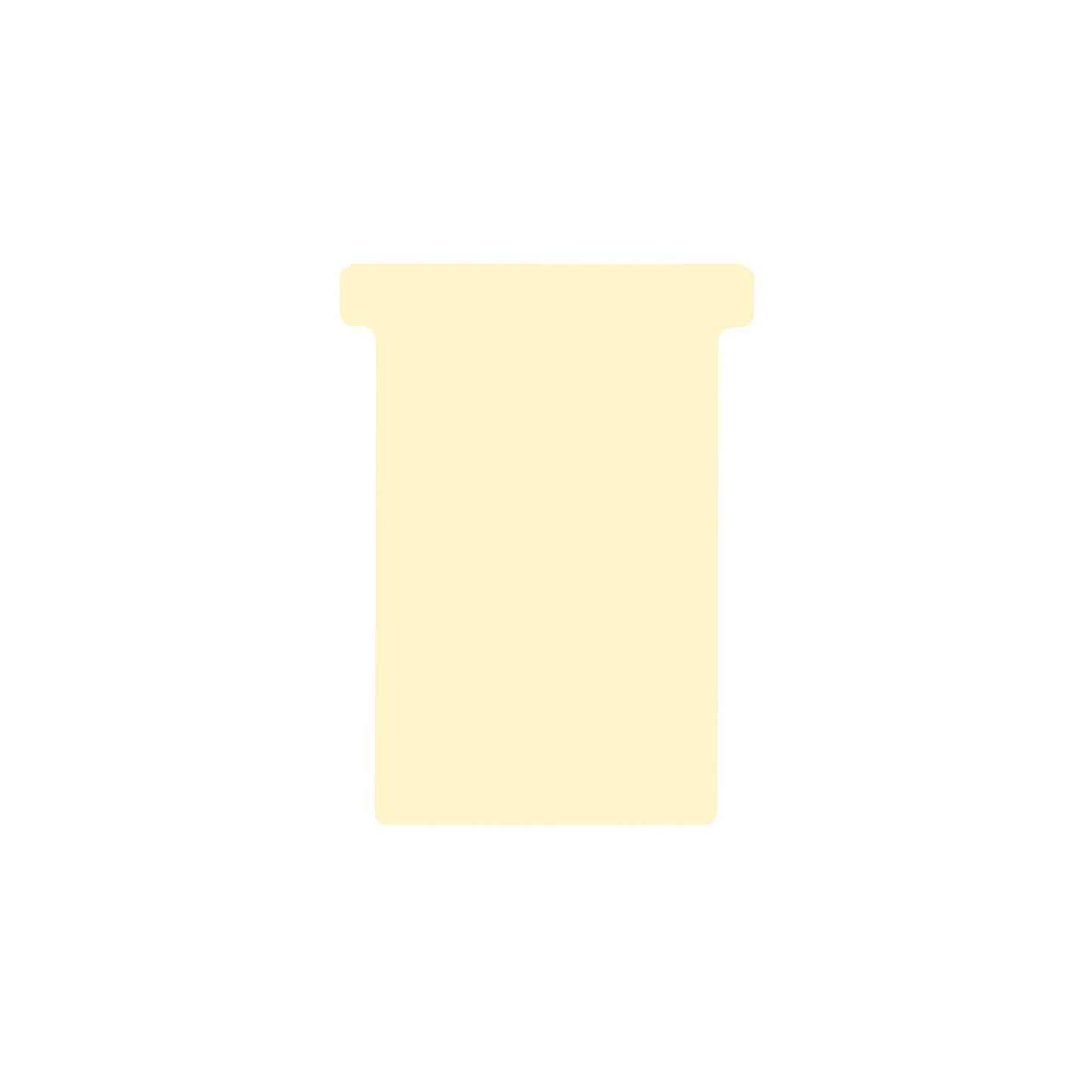 Djois -  T-kaart  formaat 3 77mm beige 100 stuks