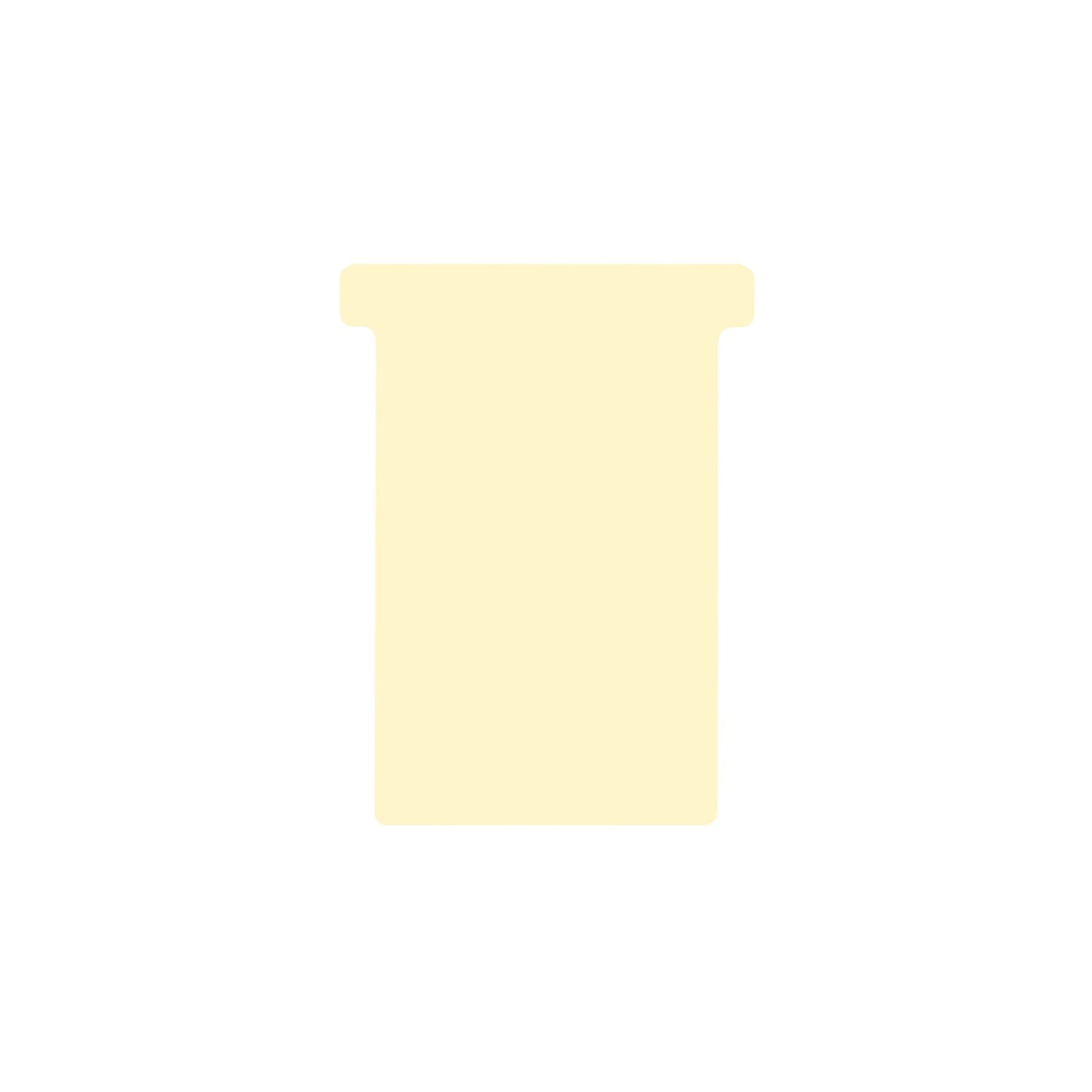 Djois -  T-kaart  formaat 3 77mm beige 100st | 5 stuks