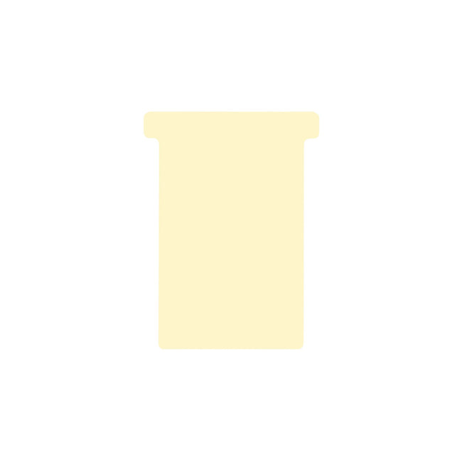 Djois - T-card taille 3 77mm beige 100 pièces