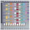 Nobo - Set de planification professionnel T-card 12 panneaux avec 32 emplacements