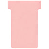 Nobo -  T-kaart nr.2 48mm roze 100 stuks