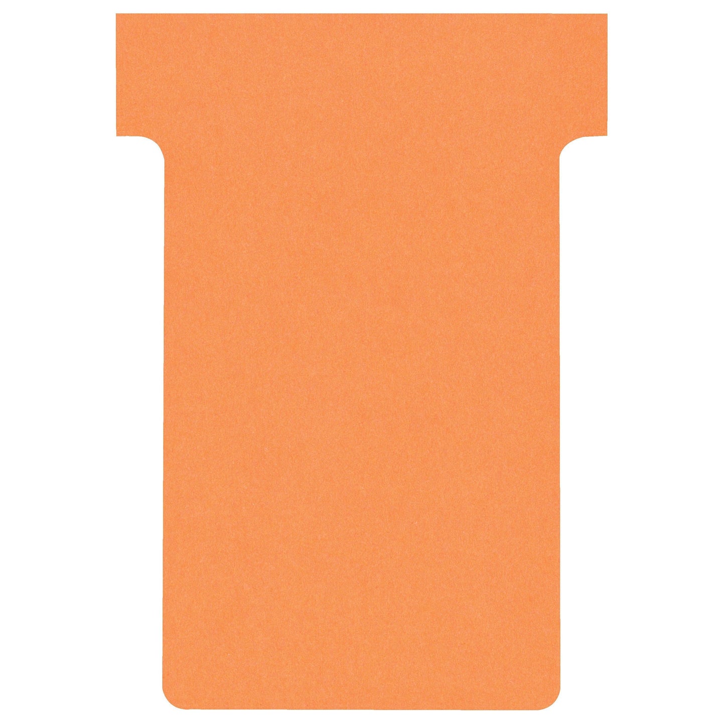 Nobo - T-Karte Nr.2 48mm Orange 100 Stück
