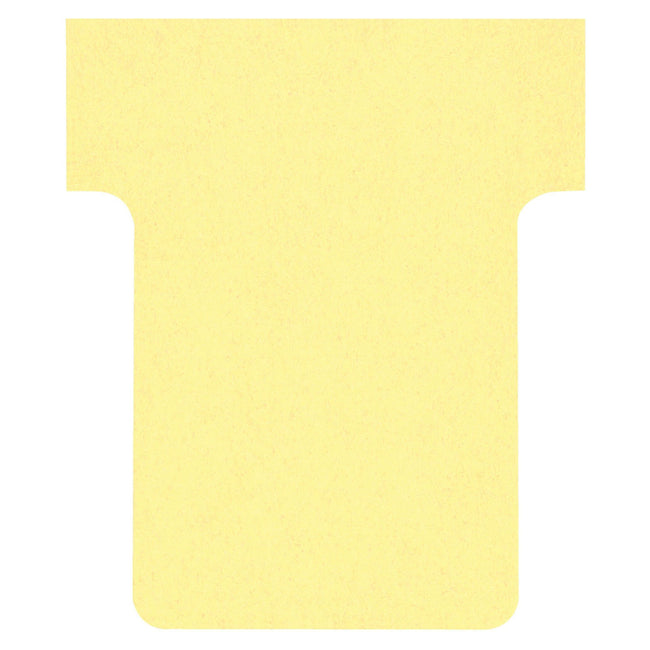 Nobo -  T-kaart nr. 1.5 36mm geel 100 stuks
