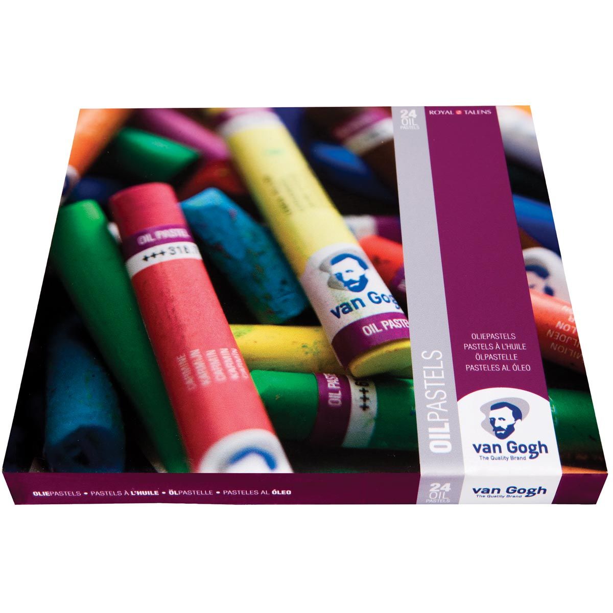 Van Gogh - set de base de pastel à l'huile, boîte de 24 pastels
