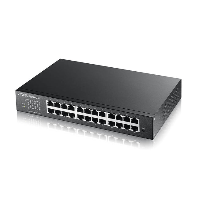 ZYXEL -   GS1900-24E-EU0103F netwerk-switch Managed L2 Gigabit Ethernet (10/100/1000) 1U Zwart