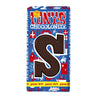 Tony's Chocolonely - Lettre S en chocolat noir 180gr | 15 pièces